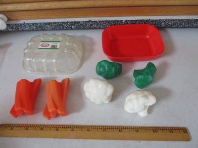 Fisher Price Fun with Food Little Tikes Veggies Vegetables Carrots pack tray