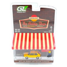 Greenlight 1977 VW Rabbit Hobby Shop Series 17 1:64 Diecast