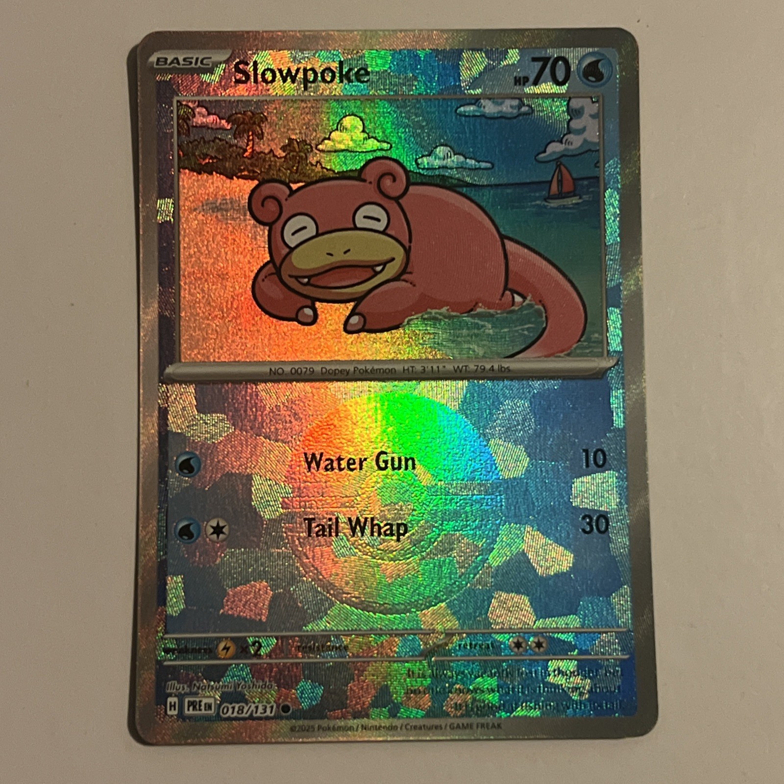 Slowpoke (Poke Ball Pattern) Common SV: Prismatic Evolutions 018/131 NM Holo
