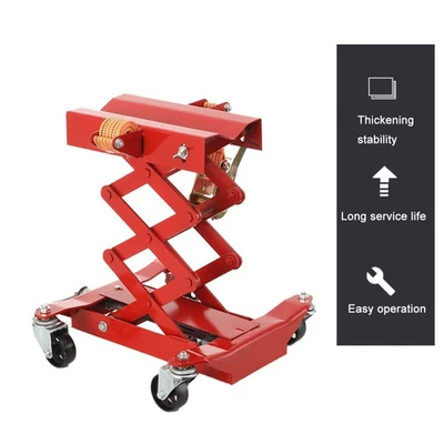 MARKENLOS Gato de transmisión de suelo 200 kg móvil coche reparación gato 185-590 mm altura