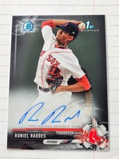 2017 Bowman - Chrome Prospect Autographs Roniel Raudes #CPA-RR (AU, RC)