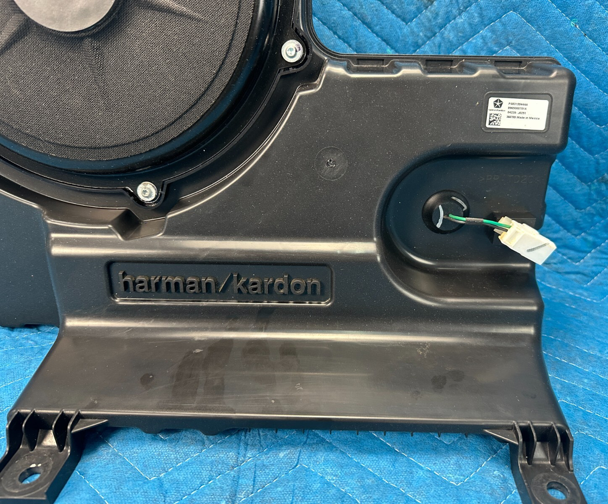 ram 1500 subwoofer speaker harmon kardon 68315544aa 2019-2024 oem