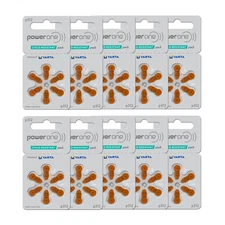 Power One Size 312 PR41 1.45V Hearing Aid Batteries (60 Cells) Child Resistant