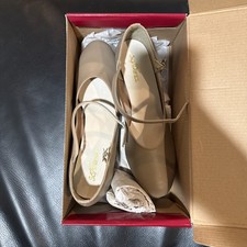 So Danca Tan Leather Dance Shoes, Size 7 L, Never Worn, Box