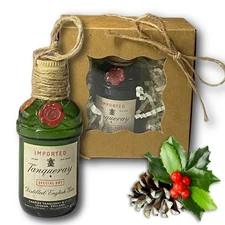 Tanqueray Special Dry Distilled English Gin Artisan Vintage Bottle Ornament
