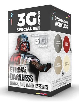 AK Interactive AK1070 - WARGAME COLOR SET. ETERNAL DARKNESS - Neu