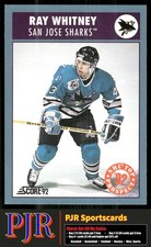 Ray Whitney 1992-93 Score Canadian #475 San Jose Sharks