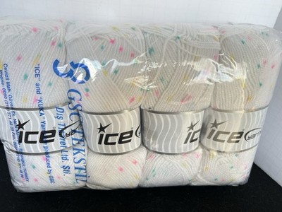 Ice Baby Lollipop Speckled Acrylic Light #2 394 Yds Lot Of 4