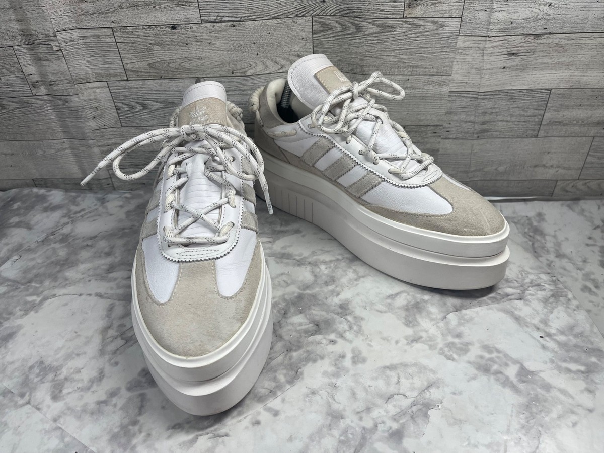 adidas gazelle silver green womens Adidas x Ivy Park Women's Savage Off White / Off White / Cloud White Low  Top Sneakers