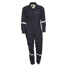 MCR SAFETY SBC101240 Flame-Resistant Coverall,40 Size 55UY29