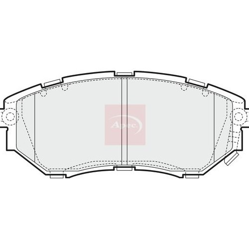 For SUBARU WRX Sal GJ 2011 on BRAKE PADS (FRONT) (R90) PAD1455