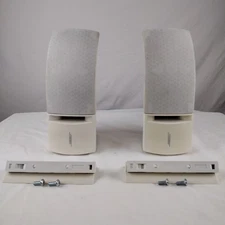 Bose 161 White Surround Speakers (2) With Mounting Brackets