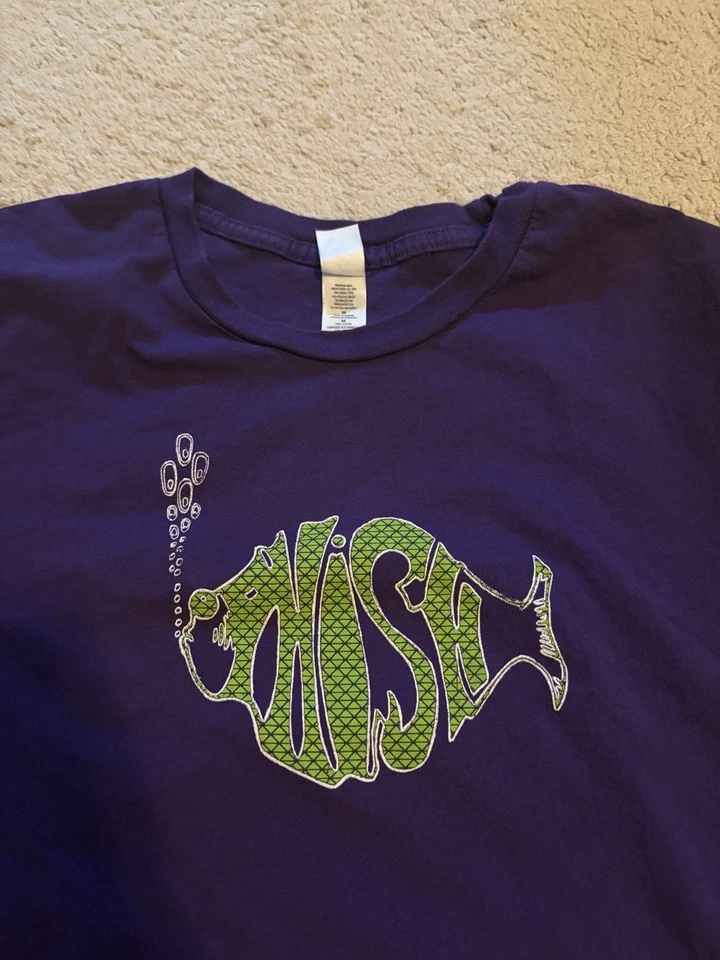 Camisa Phish 2014 Summer Tour oficial castelo, tamanho médio - Imagem 2 de 4