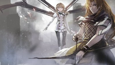 Anime Swd3e2 Blonde Bow Long Hair Fate Series 11x17 Poster