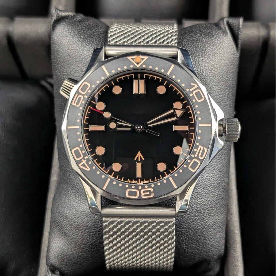 Automatic Diver 41mm | NH35 | Saphirglas | Edelstahl | Style | Bronze - Bild 3 von 4