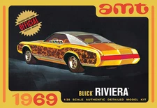 AMT 1969 Buick Riviera 1/25 Model Kit AMT1486