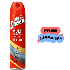 Mr Sheen Multi Surface Polish Spray Original 250ml Wood Glass Metal Plastic uk