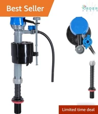 Universal Toilet Fill Valve High Performance Tank & Bowl Water Control 1-Pack