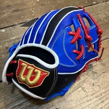 Gant de Baseball Wilson Bleu 11 Du Japon Vintage Wax Cliff Leather + Super Skin
