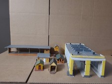 Lot Of 7 HO Scale Buildings Pre Built Ready To Use Structures