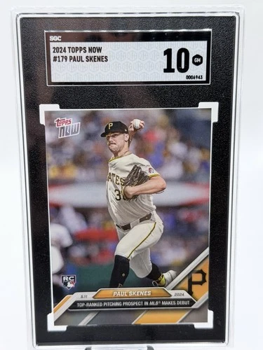 Sports Card Singles Graded Paul Skenes Topps Now 2024 RC