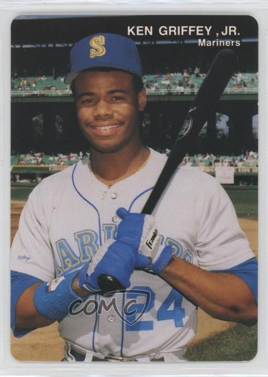 1992 Mother's Cookies Seattle Mariners Stadium Giveaway Ken Griffey Jr HOF 16k7
