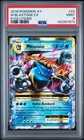 M Blastoise ex Pokemon XY Evolutions #22 PSA 9