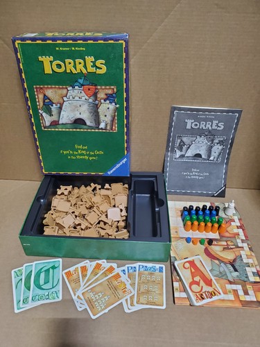 TORRES Board Game Kramer & Kiesling Ravensburger 2001 (Missing 1 blue knight) - Picture 2 of 11