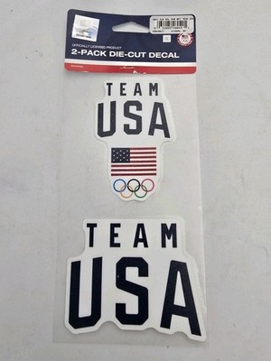 United States Olympic Team USA 2 Pack Die Cut Decals By Wincraft New