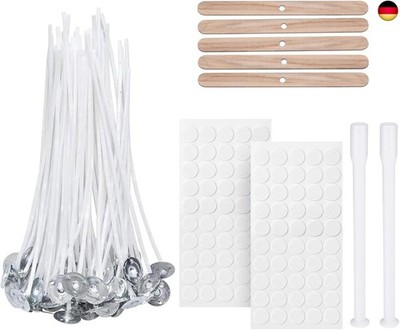 Kerzendocht 100 Stück Cotton Candle Wick für die Kerzenherstellung Candle DIY(20
