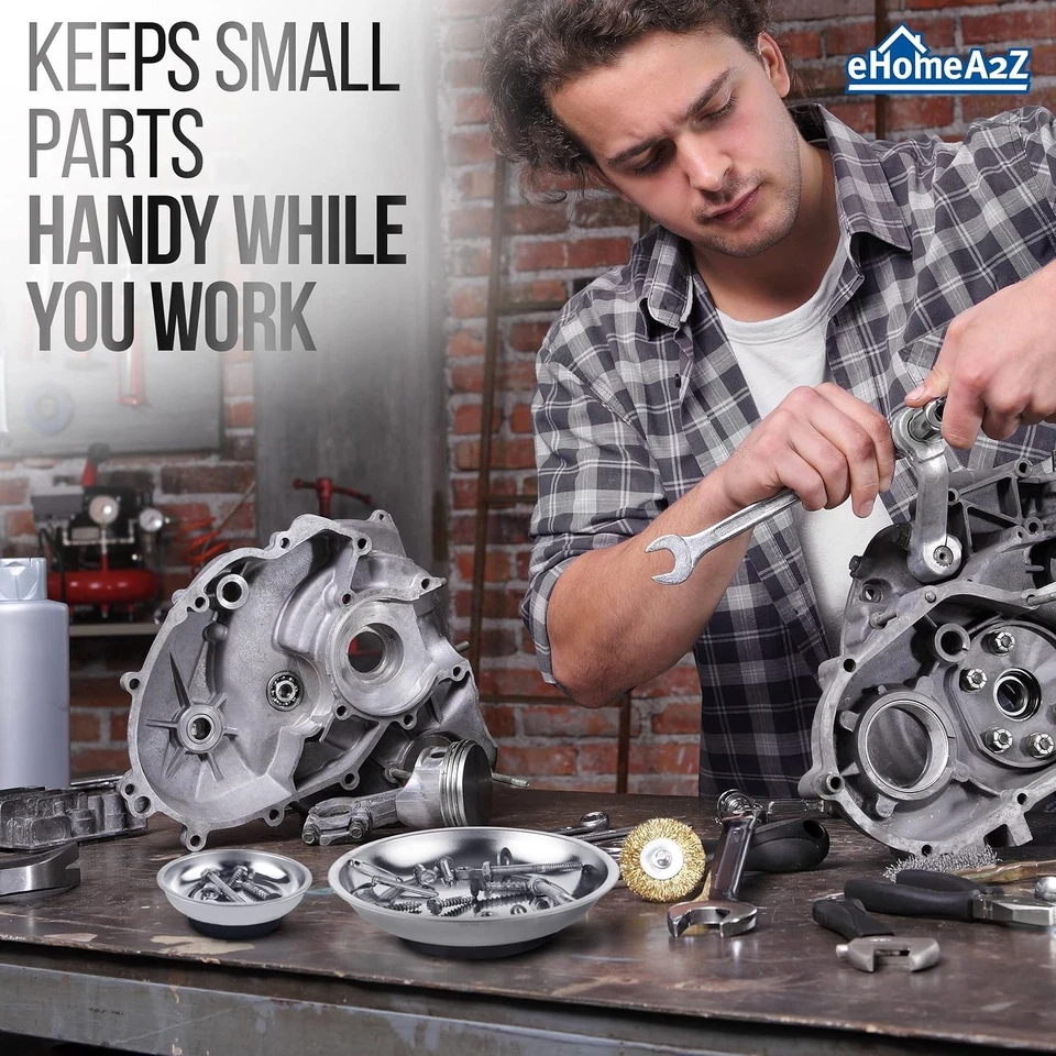 Magnetic Bowl For Screws 3pcmagnetic Bowls For Holding Nuts And Bolts Small Part - Image 2 of 2