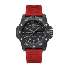 Luminox XS.3875 Red Automatic Master Carbon SEAL Dive Swiss Made Carbonox
