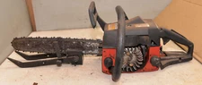 Vintage Jonsered chainsaw 2050 turbo with rare cutting attachment firewood tool
