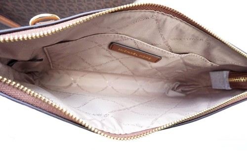 Michael Kors Charlotte LG mort 3 EN 1 sac à bandoulière en cuir + 2 x sacs à bandoulière neuf - Photo 12 sur 24