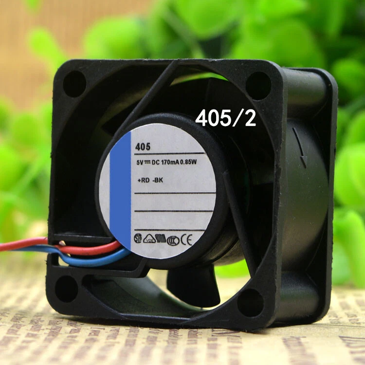 Used and tested ebmpaps TYP405-2 5V 0.85W 4CM 40X40X20MM radiator Cooling Fan - Image 3 of 4