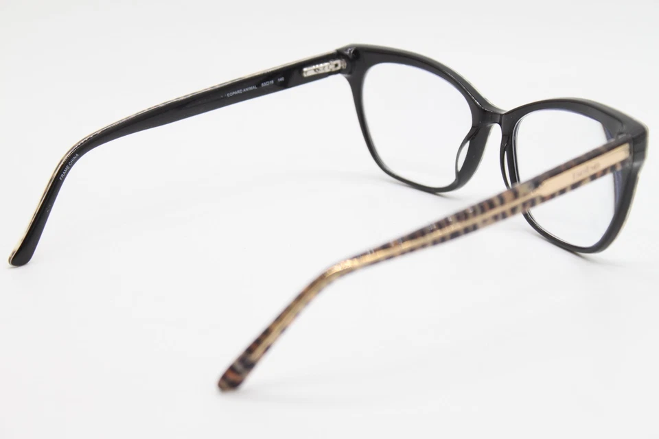 BEBE BB5210 209 LEOPARDO ANIMAL NEGRO GAFAS AUTÉNTICAS 53-16 Foto 3 de 4