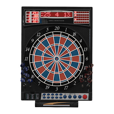 Karella Dart Dartautomat Karella Premium Silver Elektronische Dartscheibe NEU