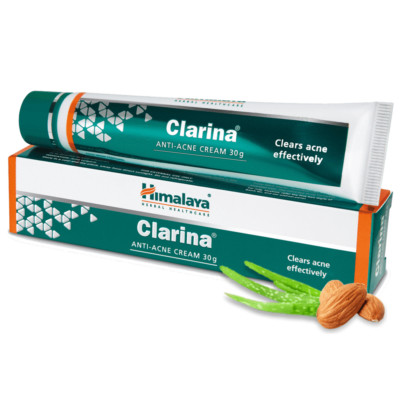 Himalaya Herbals CLARINA ANTI ACNE FACE CREAM 30GM Removes Acne FREE SHIP