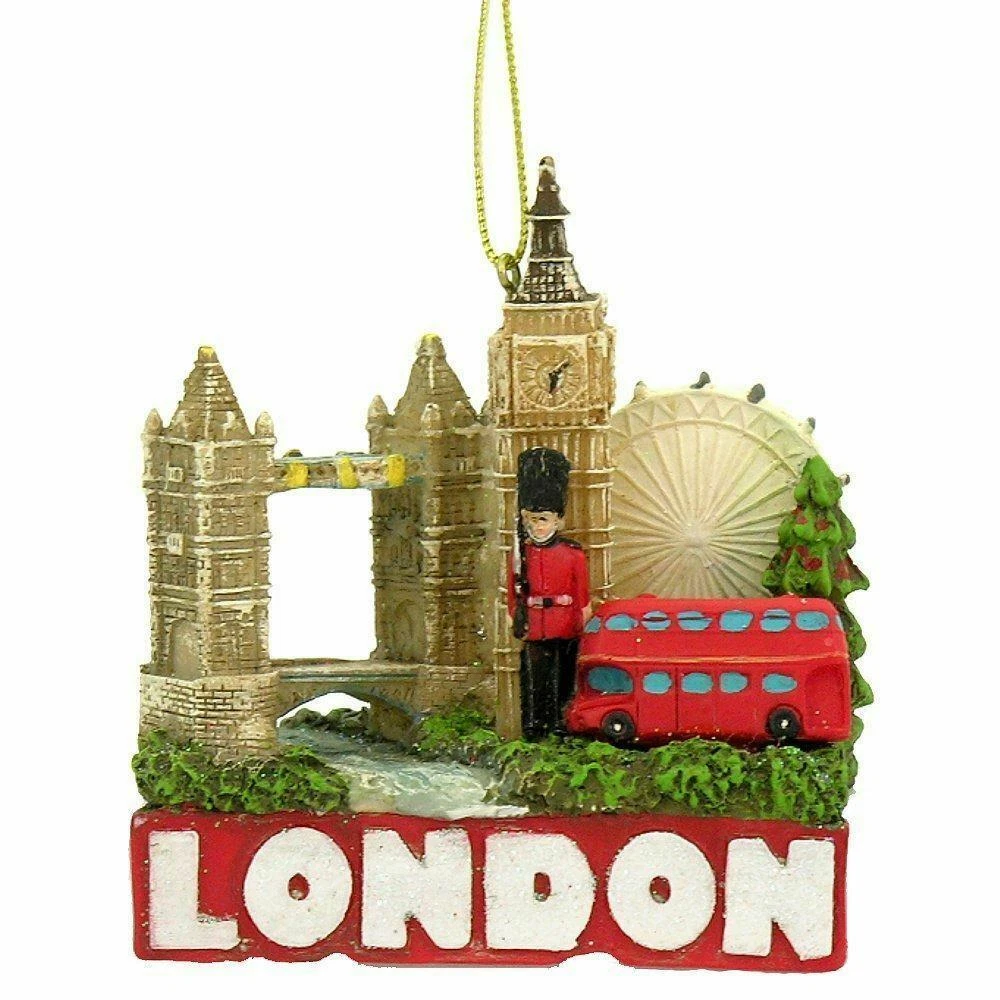 Kurt Adler Europe Traveler City Christmas Ornament