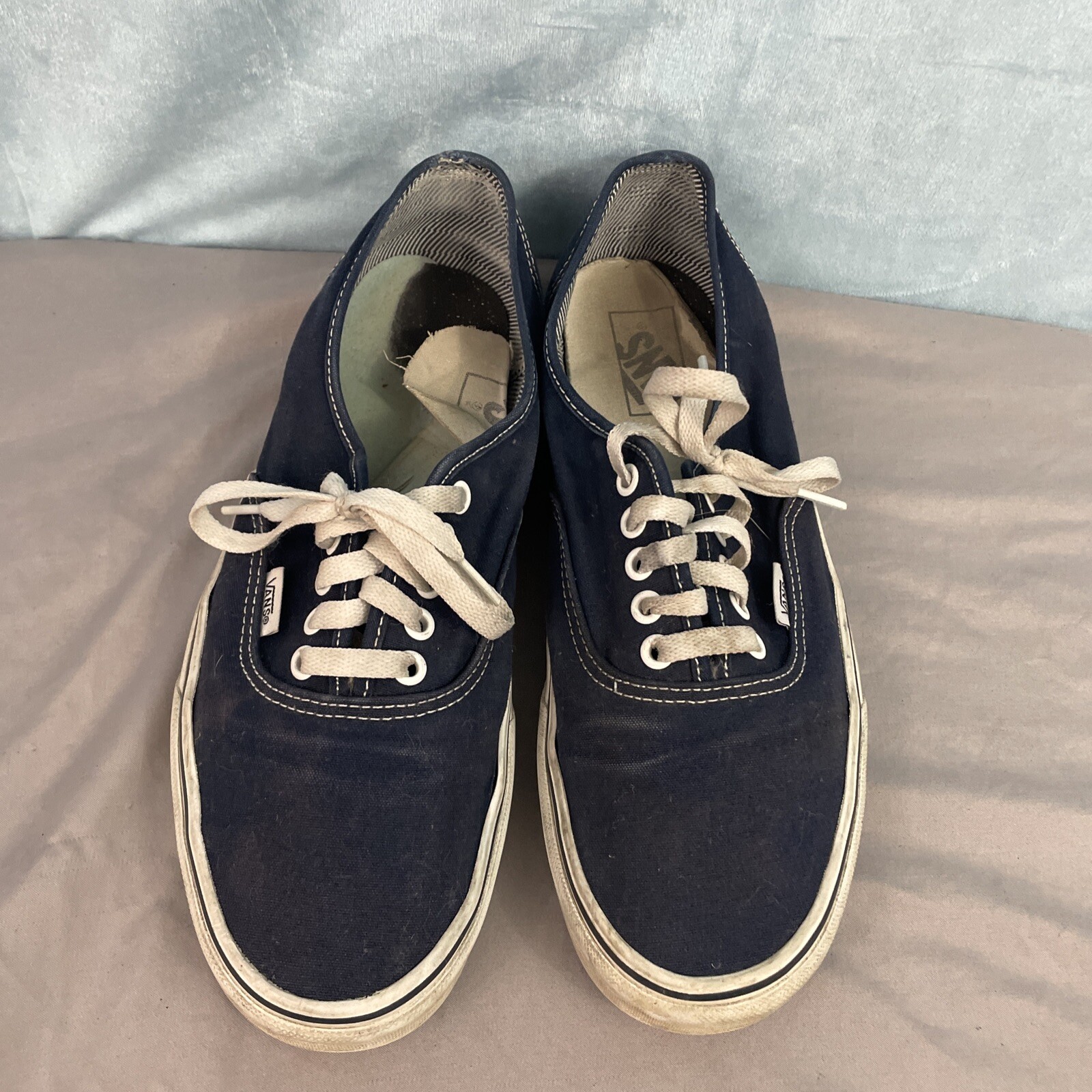 SAOLA Sneaker da skate VANS Authentics da uomo 10 blu in tela bassa 721356