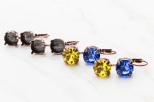 11mm  Two Setting Drop DIY Earring Bases  EE 12 