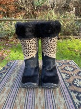 Vintage 90s Oscar Sport Winna Italian Designer Snow Boots EU38 UK5 RRP£299 Ski