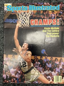 Kevin McHale Sports Illustrated, 1986 NBA Finals Celtics vs Rockets