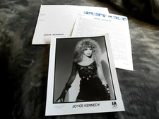 Joyce Kennedy Promotional Press Kit with 8x10 Photo & Bio A&M Records 1985