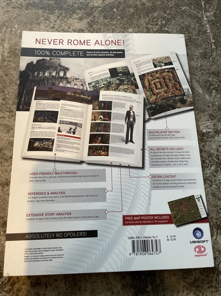 Assassins Creed Brotherhood Complete Official Strategy Guide No Poster - Image 2 of 2