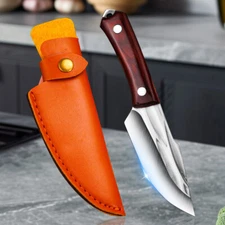 Cuchillo De Deshuesado Forjado Mano Cuchillo Vikingo Japonés Carne Del Chef Gift