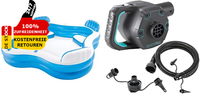 Intex Schwimmbecken Metallrahmen Pool Familienpool Kinderpool 229 X 229 X 66 Cm