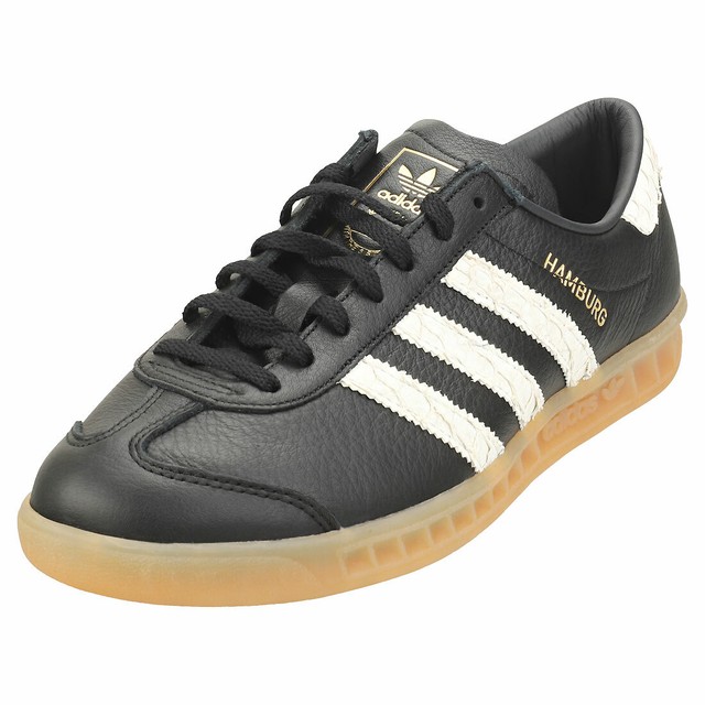 mens black adidas trainers size 9