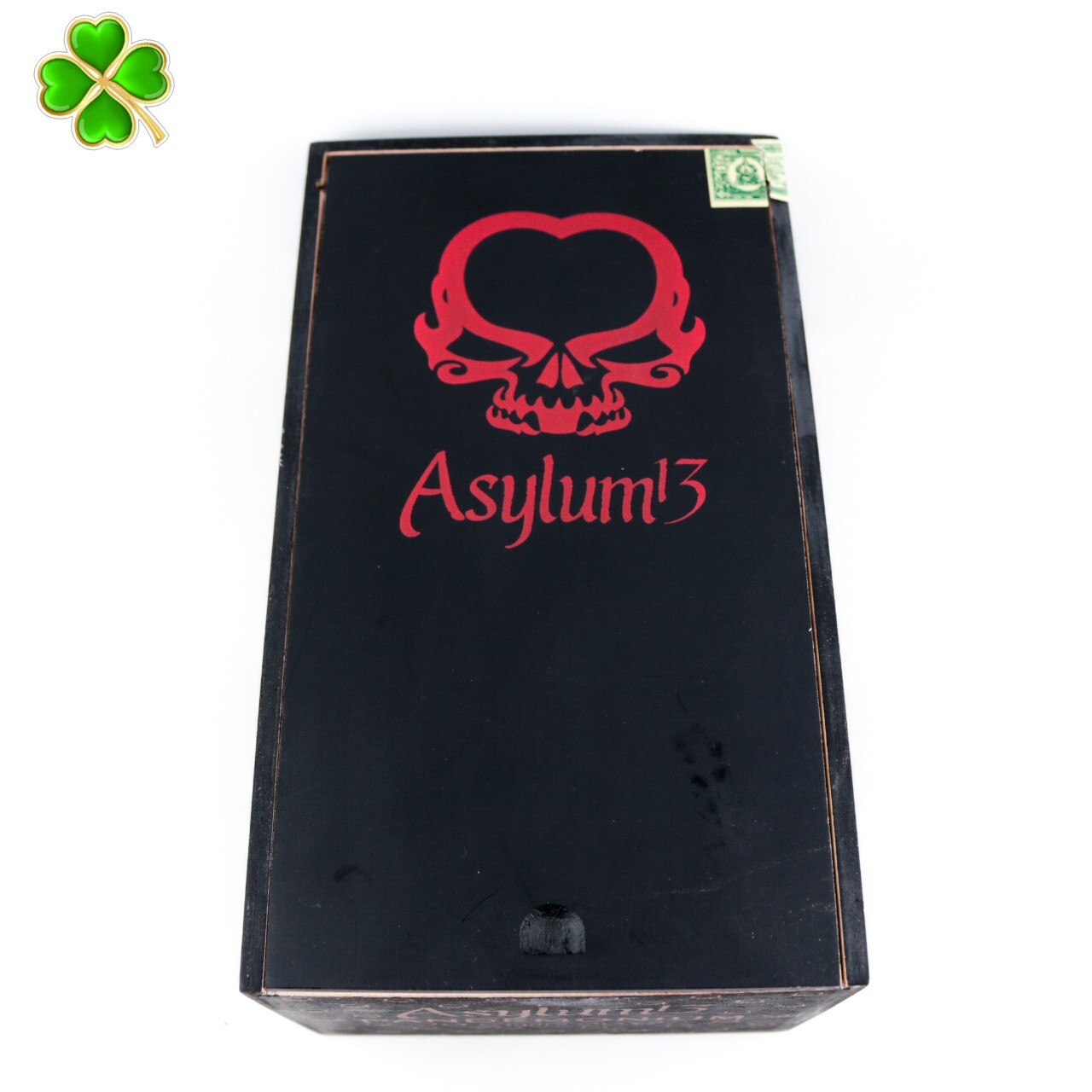 Asylum 13 Pandemonium 60 x 8 1/2 Empty Wood Cigar Box 9" x 5.25" x 4.25"