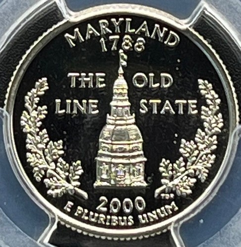 2000-S Maryland 25C PCGS PR 70 Deep Cameo - Picture 4 of 4